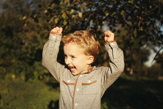 child excited about the best decaf coffee