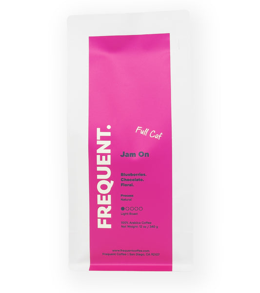 Bag of Jam On full caf coffee from Frequent Coffee