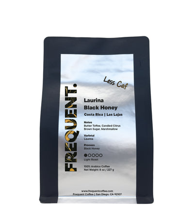 Laurina Black Honey less caffeine coffee from Costa Rica