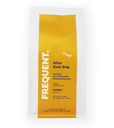 After Dark Drip dark roast decaf coffee