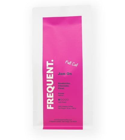 Bag of Jam On full caf coffee from Frequent Coffee