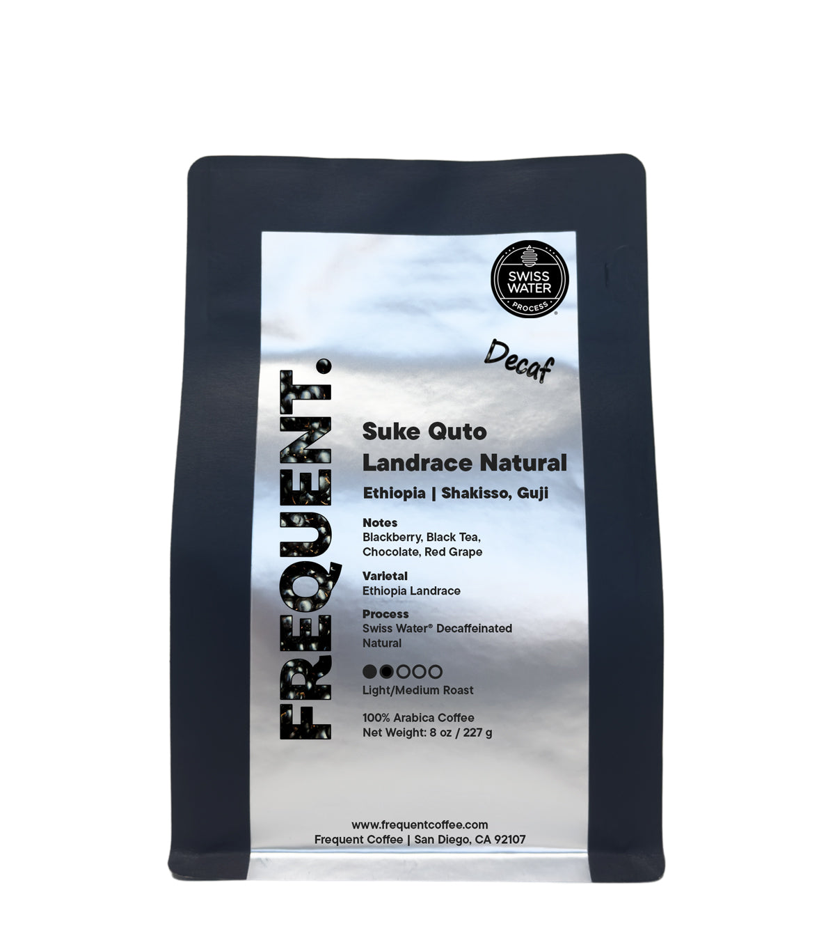 Suke Quto decaf coffee bag from Frequent Coffee